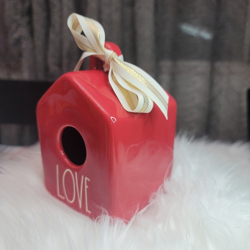 Rae Dunn Small Birdhouse "LOVE" - Picture 4 of 5